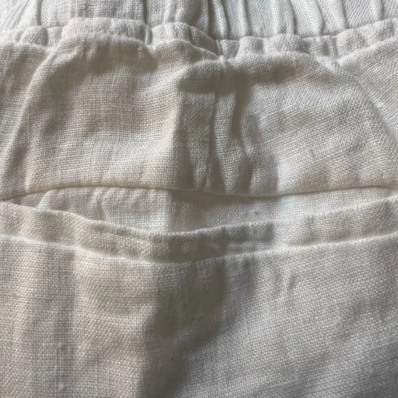 Athleta White Cabo Linen Jogger Track Pants Size 16 - Picture 6 of 11